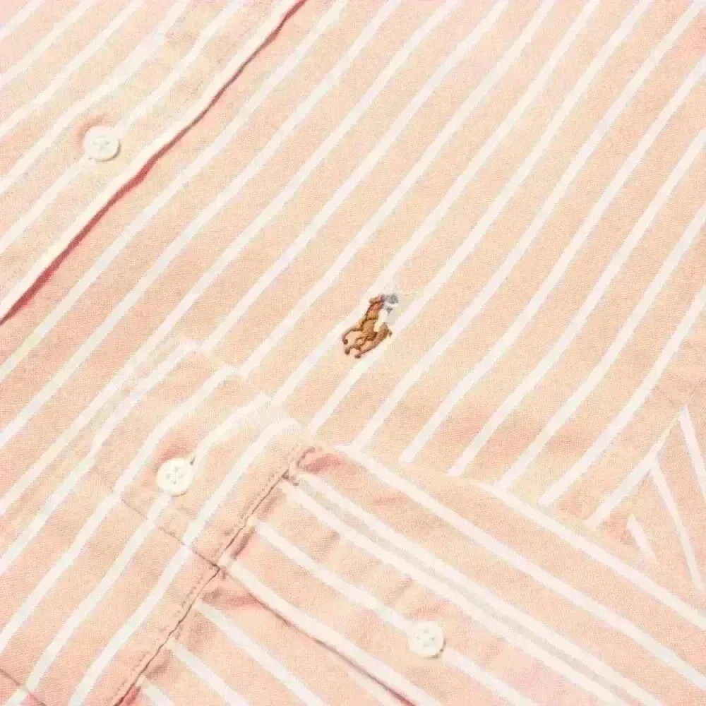 Ralph Lauren Striped Collared Classic-Fit Button-Down Shirt - Size 16 32/33 - Picture 5 of 16